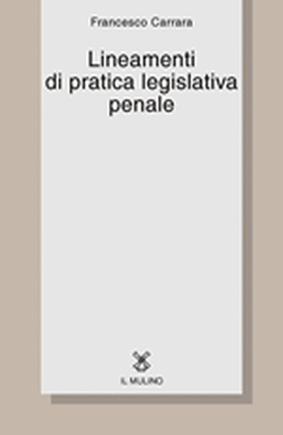 Cover Lineamenti di pratica legislativa penale