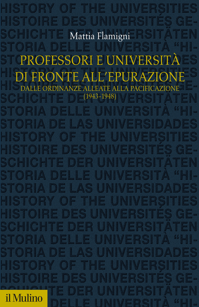 Cover Professori e università di fronte all'epurazione