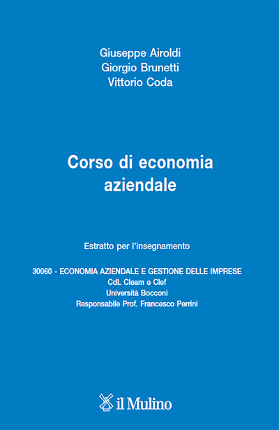Cover Corso di economia aziendale (estratto)
